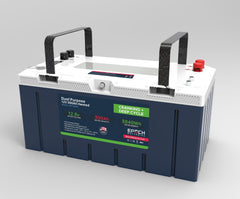Epoch Batteries 12V 300Ah LiFePO4 | Heated, Bluetooth, Group 8D, Victron Comms | Cranking & Deep Cycle Battery (Dual Purpose) - Green Vista Living