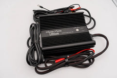 Monster Marine Lithium 36V Dynamic Charge System black inverter with attached power cables