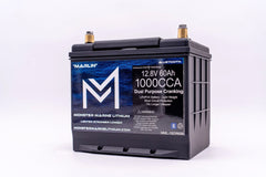 1000CCA 12V 60Ah Dual Purpose Cranking Lithium Battery - BLUETOOTH - MML-12CR60B - Green Vista Living