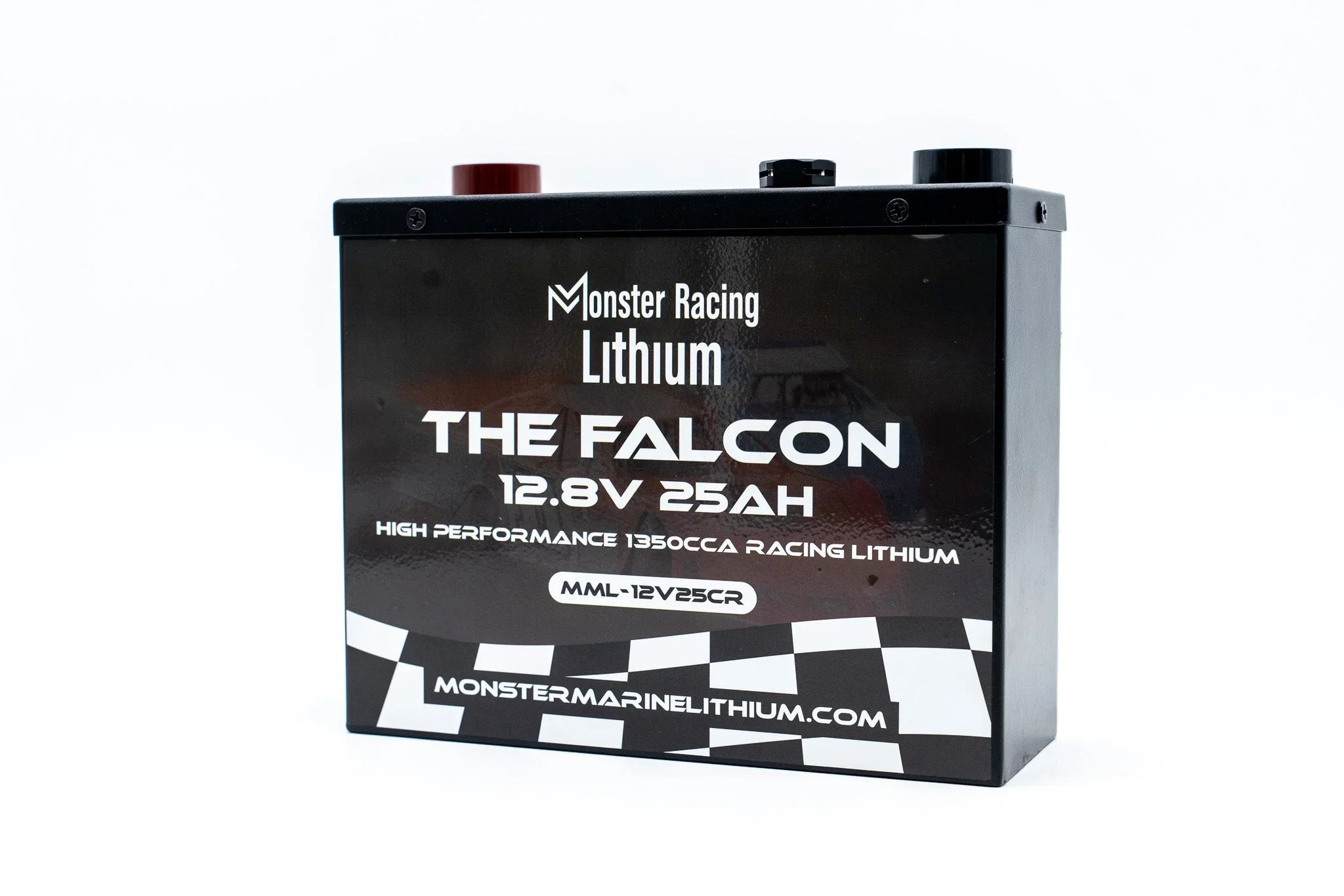 12.8V 25AH - "THE FALCON" - MONSTER RACING LITHIUM - Green Vista Living