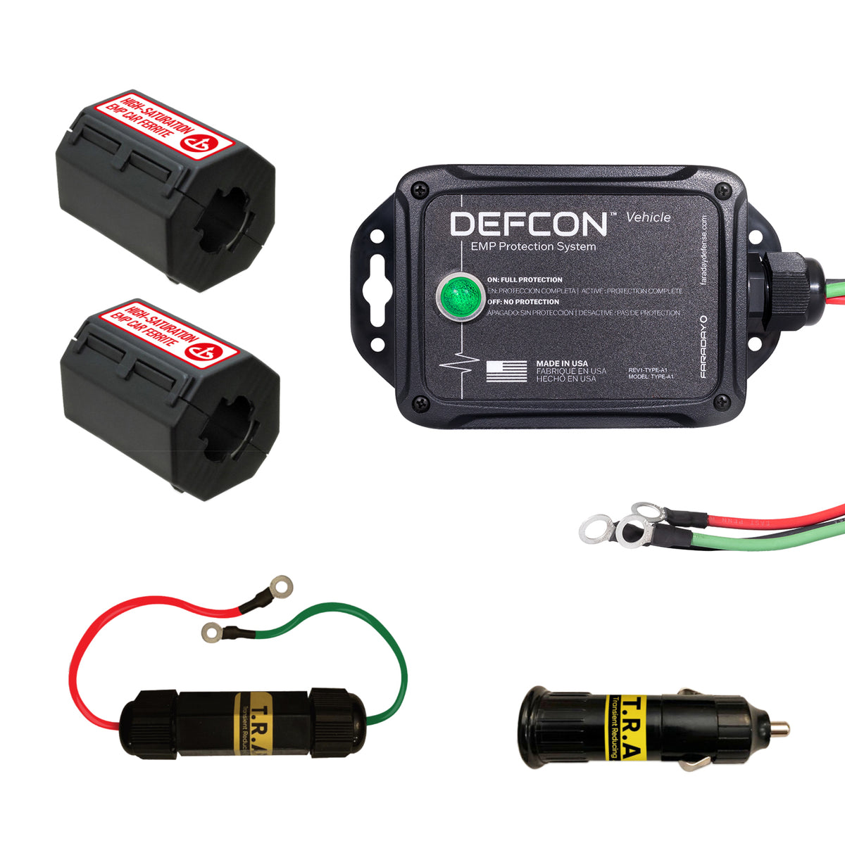 Faraday Defense DEFCON™ Vehicle + EMP Vehicle Protection Kit