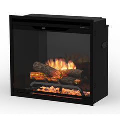Dimplex Revillusion 24" Built-in Electric Firebox With Black Backer