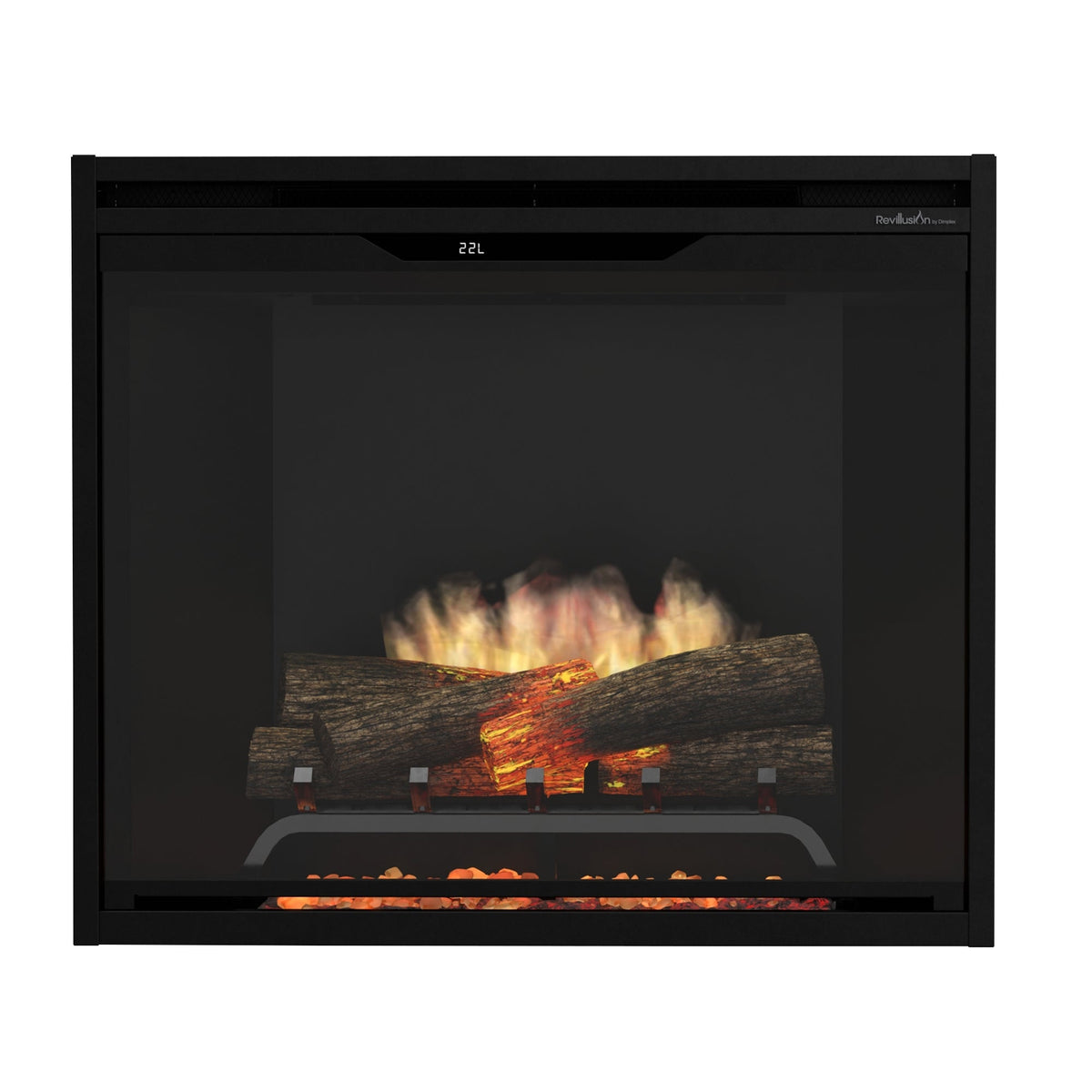 Dimplex Revillusion 30" Built-in Electric Firebox With Black Backer