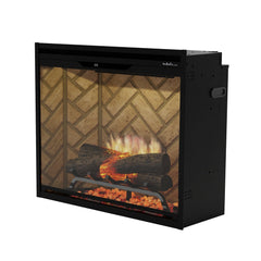 Dimplex Revillusion 30" Built-in Electric Firebox With Herringbone Backer