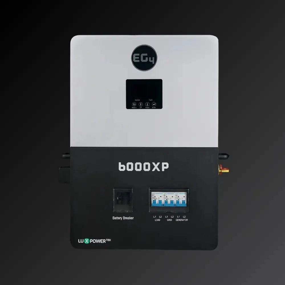 EG4 OffGrid Power Kit | 6kW 120/240V Output 48VDC - 16kWh System Bundle | 1 x EG4 6000XP Inverter + 1 x EG4 WallMount 314Ah All Weather Battery - Green Vista Living