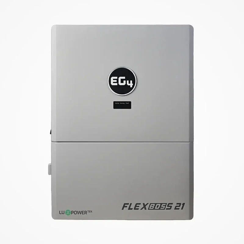 EG4 Hybrid Power Kit | 16kW 120/240V Output 48VDC - 48kWh System Bundle | 1 x EG4 FlexBoss21 Hybrid Inverter + 3 x EG4 All-Weather 314Ah Battery - Green Vista Living