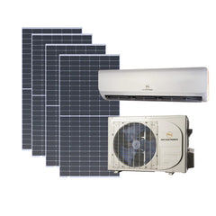 EG4 Hybrid Solar Mini-Split Kit | Energy Star Certified Air Conditioner Heat Pump AC/DC | 12000 BTU