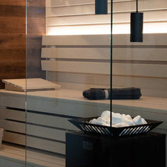 EOS Cubo Avantgarde 240/2 Freestanding Electric Sauna Heater, 240V/2PH, up to 9kW