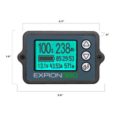 Expion360 Lithium Battery Monitor Kit with Shunt (BM350) – High Precision LiFePO4 Fuel Gauge | Expion360