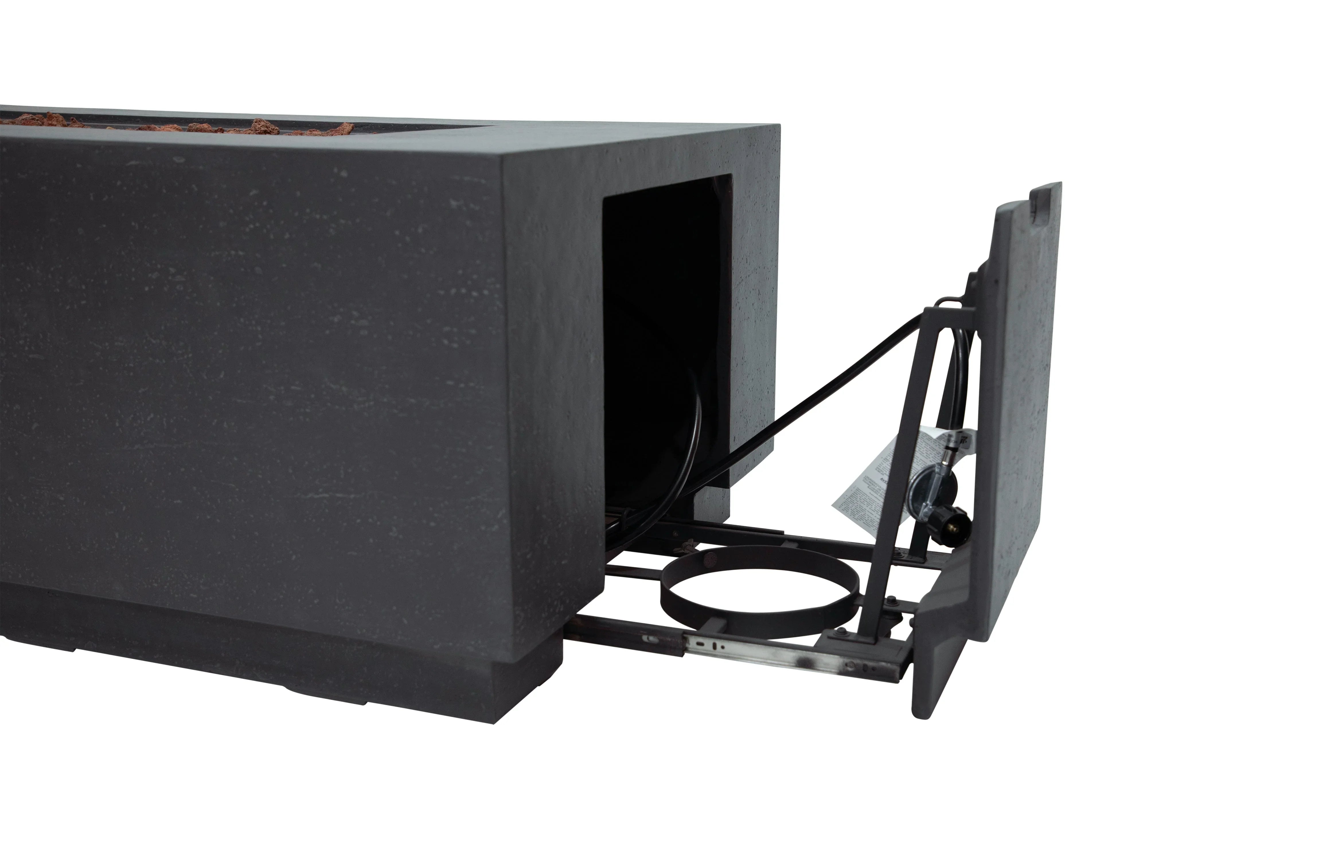 Elementi Andes Fire Table - Dark Gray - Green Vista Living