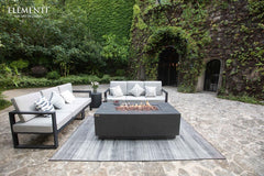 Elementi Andes Fire Table - Dark Gray - Green Vista Living