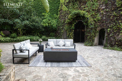 Elementi Andes Fire Table - Dark Gray - Green Vista Living