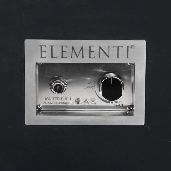 Elementi Plus Sofia Marble Porcelain Fire Table OFP103BB Elementi