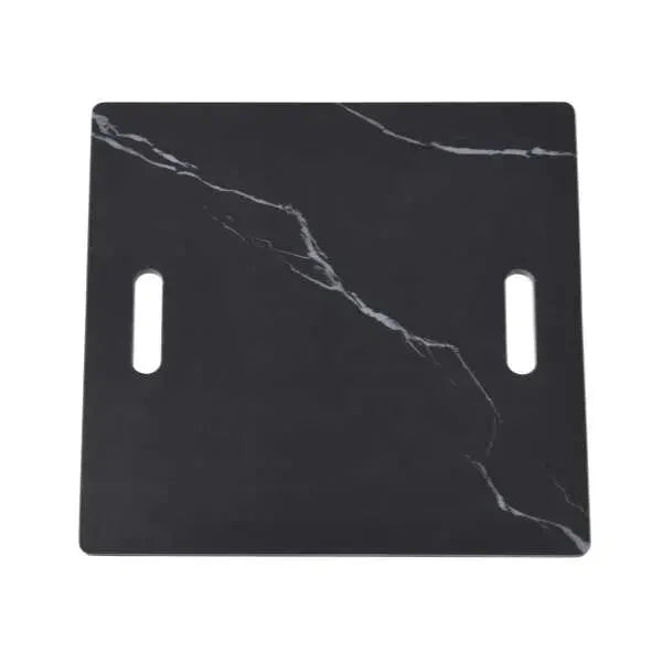 Elementi Plus Sofia 40" Marble Porcelain Fire Table - Bulgaria Black - Green Vista Living
