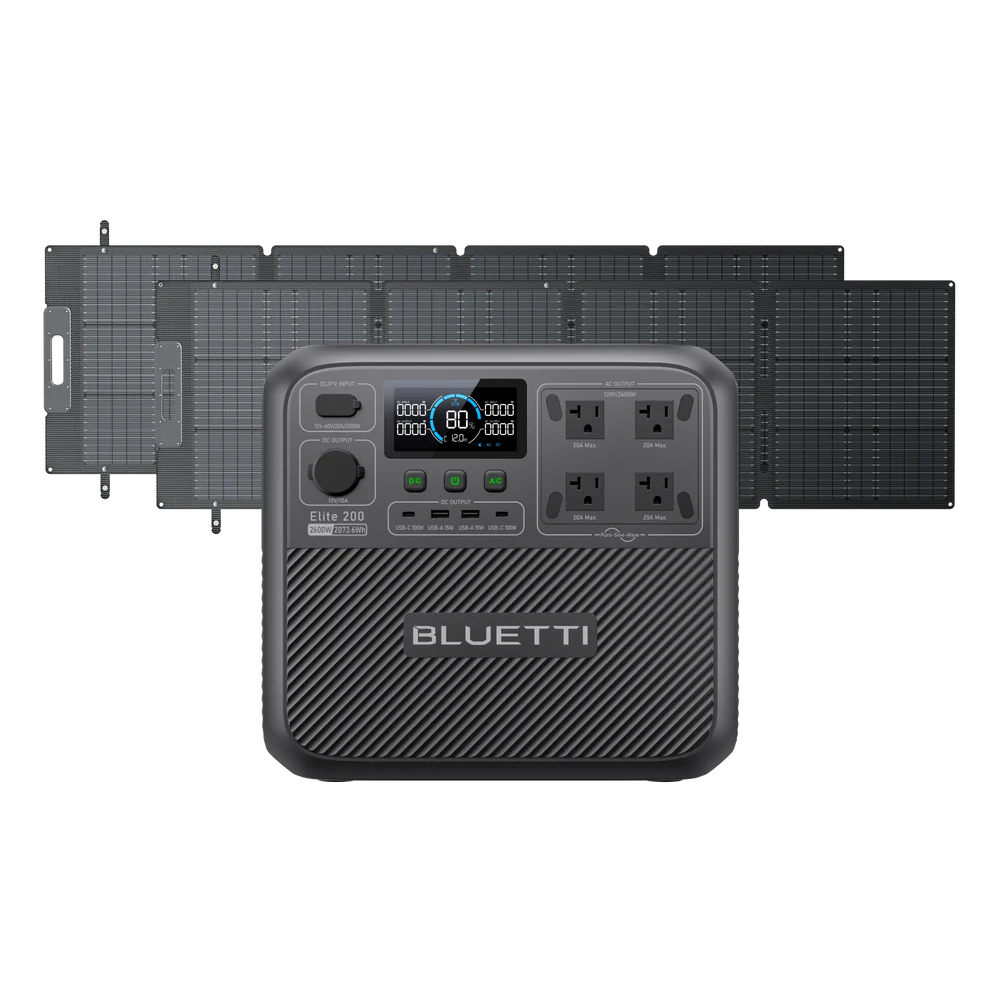 BLUETTI Elite 200 V2 Portable Power Station | 2600W 2073.6Wh