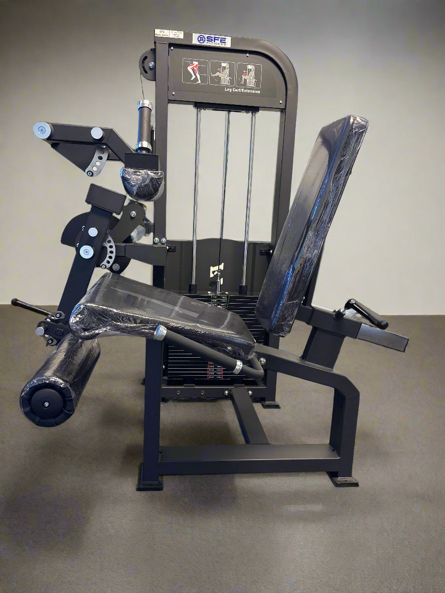 Selectorized Seated Leg Extension & Leg Curl Machine w/ 250lb weight stack (New) Sports & Fitness Exchange