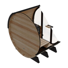 Finnmark Thermo-Aspen Combination Barrel Sauna FD-7 - Green Vista Living