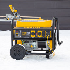 FIRMAN Power Equipment Gas Portable Generator 7125W Recoil Start 120/240V