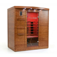 FitSauna DIY Exercise Sauna, Hemlock, 3-Person, 69” x 53” x 80”