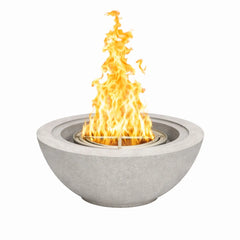 Flame Havens 24" Round GFRC Concrete Fire Only Bowl by Flame Havens Serenity Series