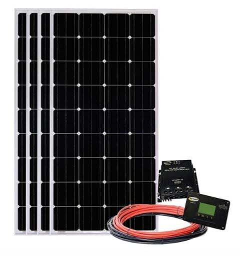 Go Power 800 Watt Solar All Electric 4 Kit - Solar-AE-4