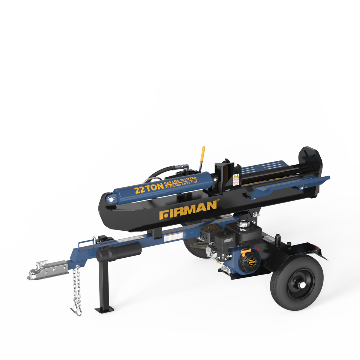 FIRMAN Power Equipment 22-Ton Gas Powered Hydraulic Log Splitter