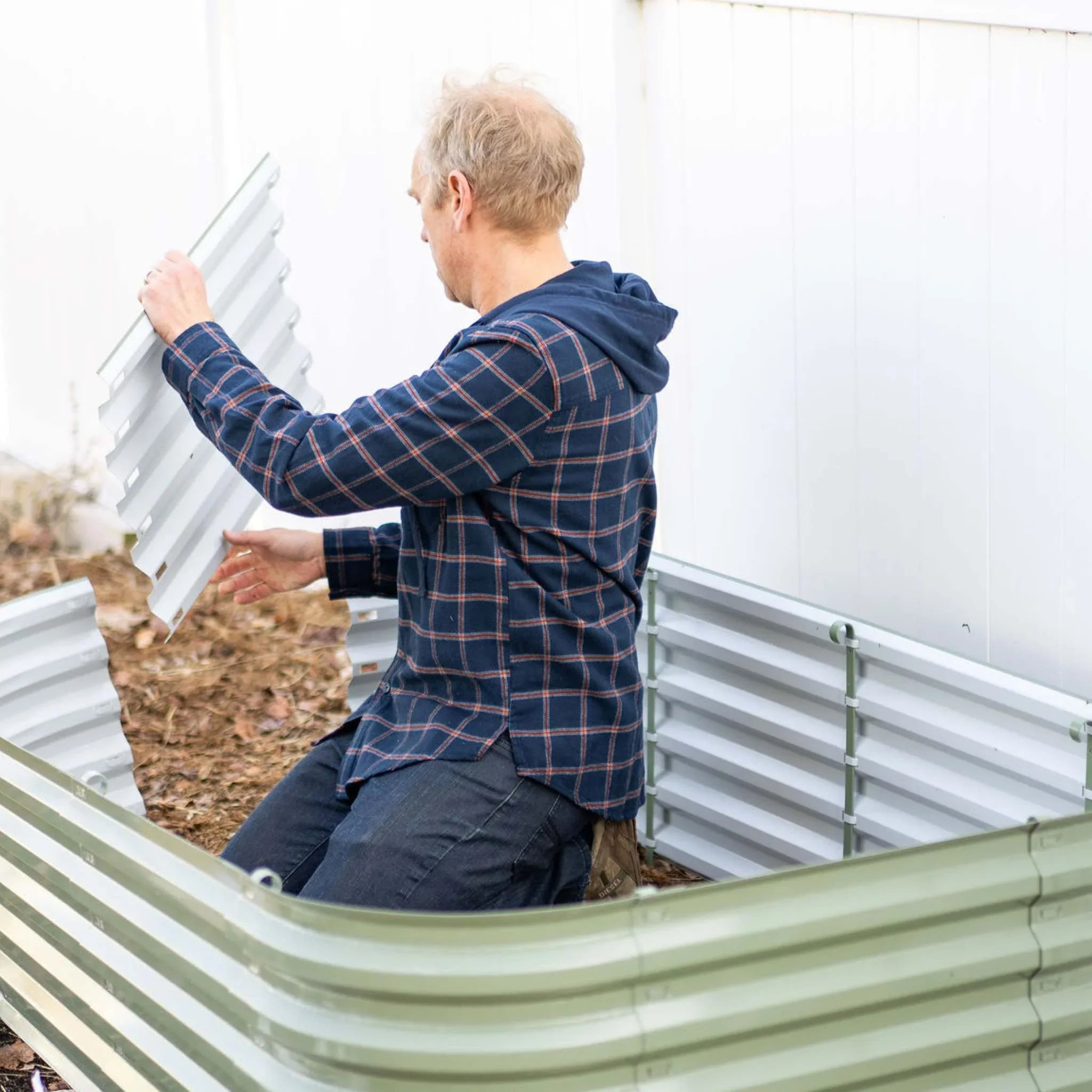 Bootstrap Farmer 17" Metal Modular Raised Garden Bed Kit | 6 in 1 "No Tools Needed" - Green Vista Living