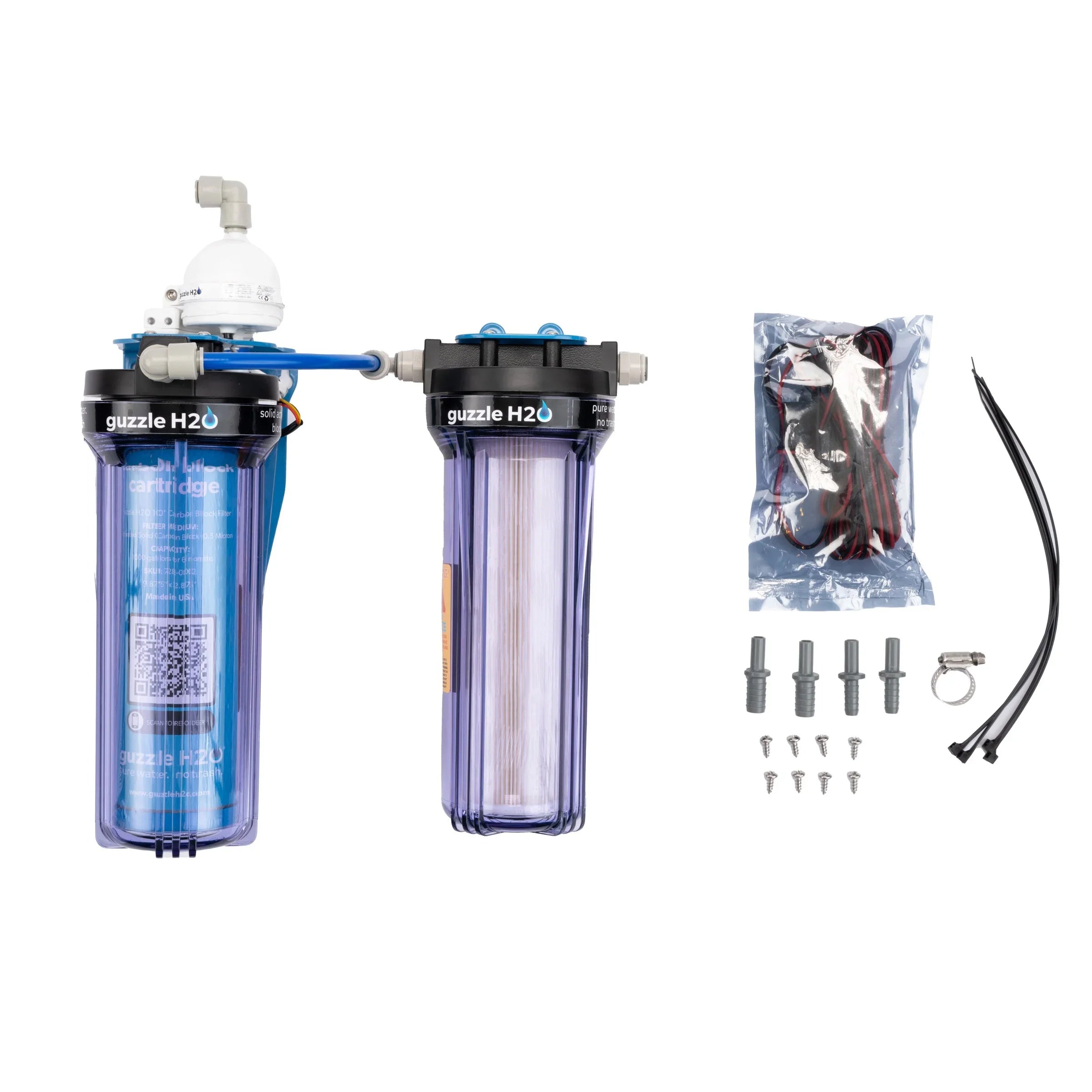 Stealth 2x10 Built-In Water Filtration & Purification System Guzzle H2O