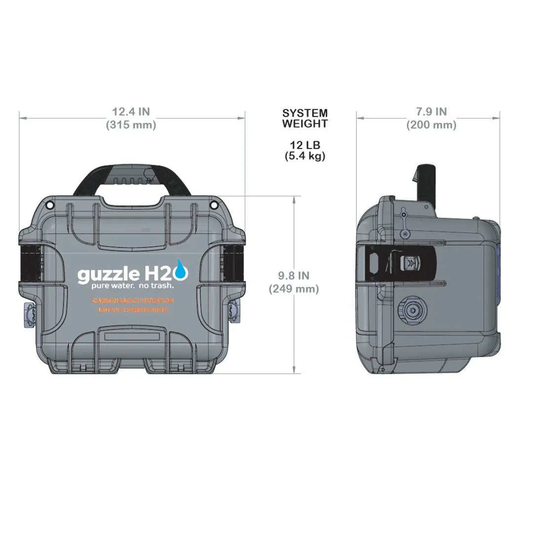 Stream - Portable Water Filtration & Purification System Guzzle H2O