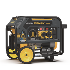 FIRMAN Power Equipment Dual Fuel 4550/3650W Portable Generator Electric Start with CO Alert
