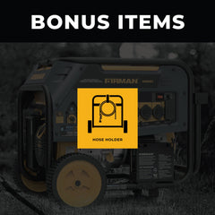 FIRMAN Power Equipment Dual Fuel Portable Generator 8000W Electric Start 120/240V