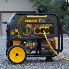 FIRMAN Power Equipment Dual Fuel Portable Generator 8000W Electric Start 120/240V