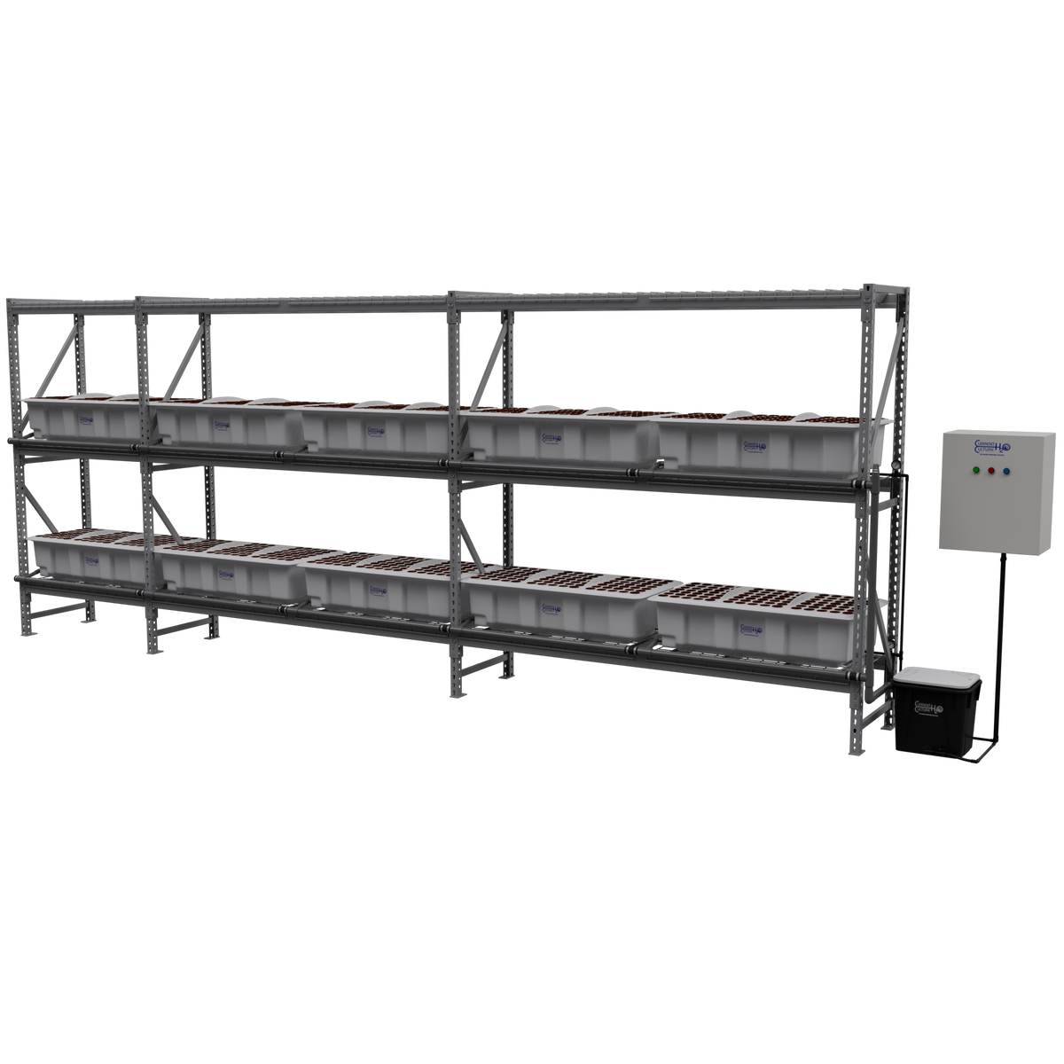 Current Culture H2O High Pressure Aeroponic Propagator 1050 Site with Rack Included