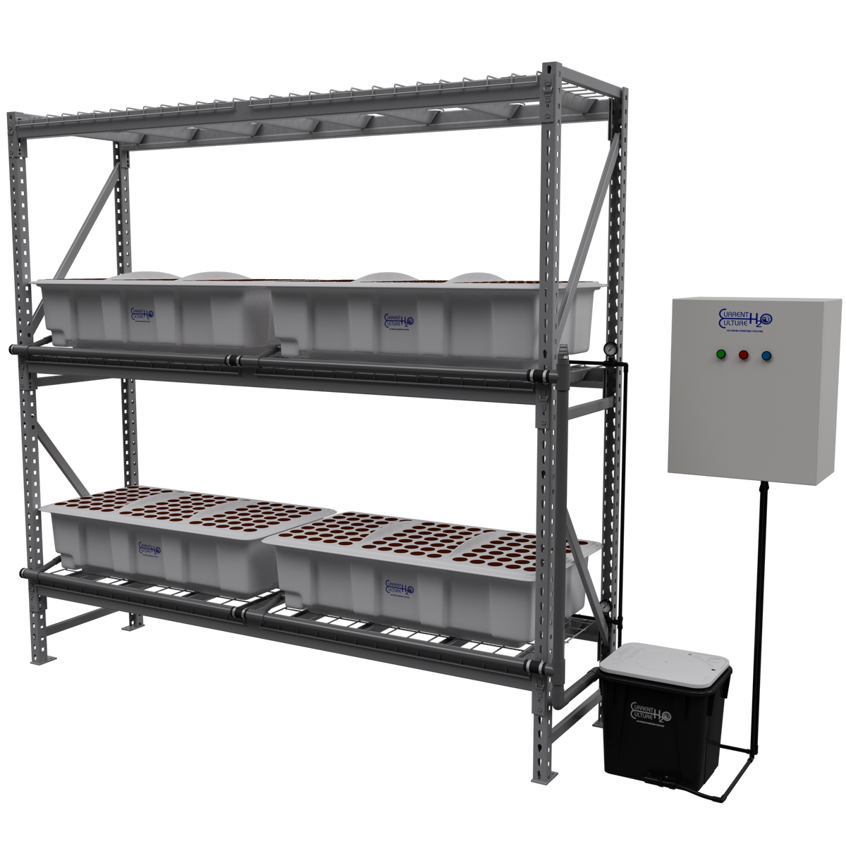 Current Culture H2O High Pressure Aeroponic Propagator 420 Site with Rack Included