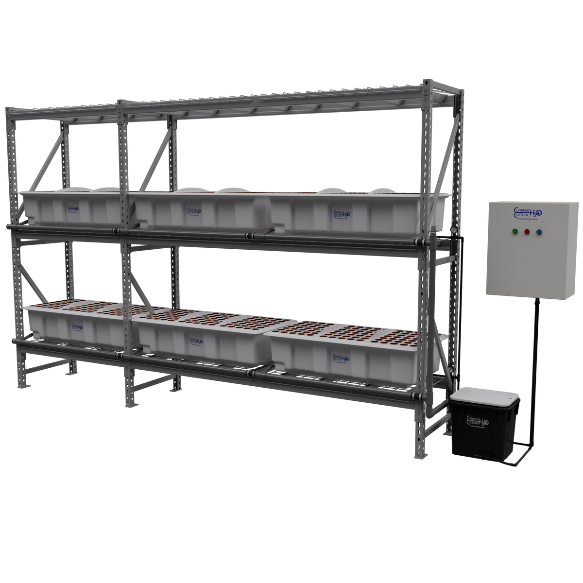 Current Culture H2O High Pressure Aeroponic Propagator 630 Site with Rack Included