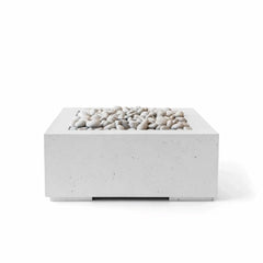 Flame Havens 32" x 32" Square Alea GFRC Fire Pit - MLFPK Match Lit Ignition by Dekko Concrete and HPC Fire