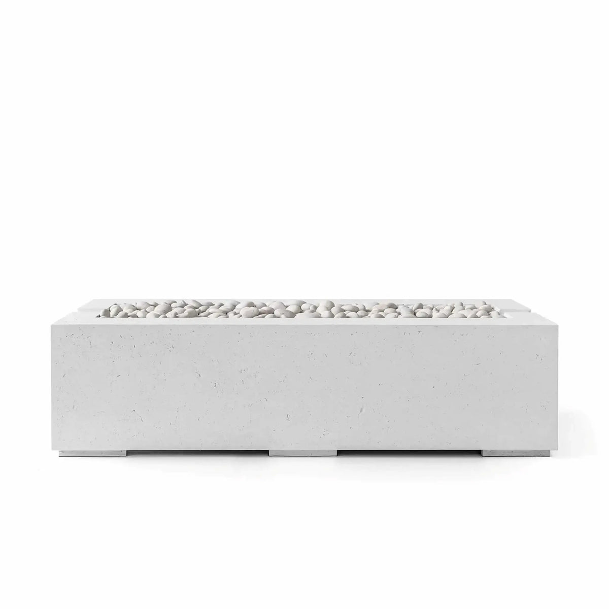 Flame Havens 60" x 26" Linear Avera GFRC Fire Pit - 24v On/Off Electronic Ignition by Dekko Concrete and HPC Fire