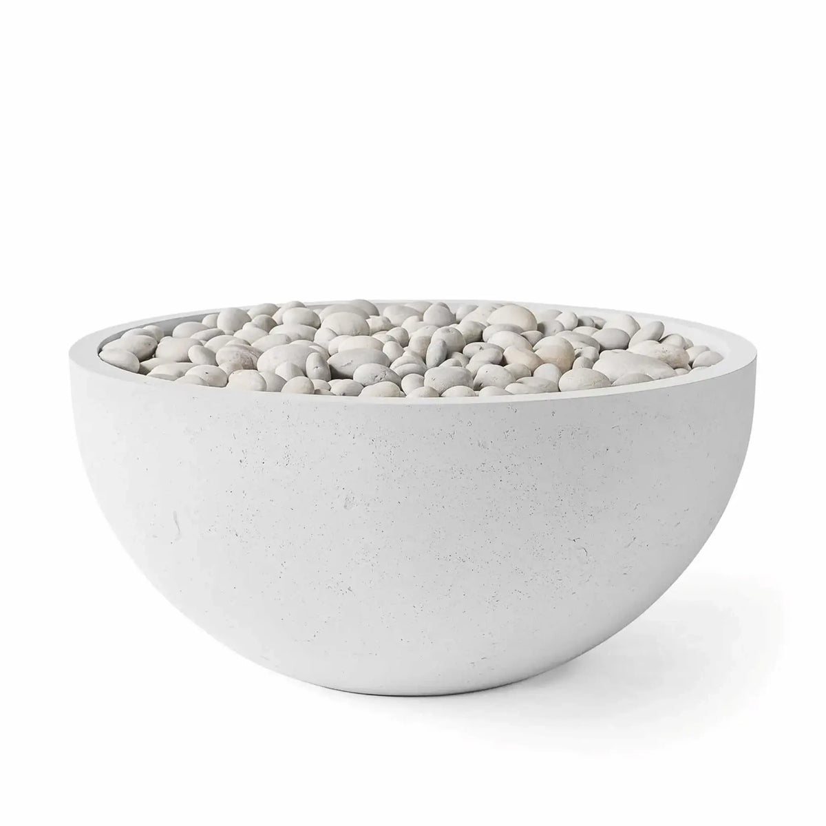 Flame Havens 40" Round Serenade GFRC Fire Pit - 120v On/Off Electronic Ignition by Dekko Concrete and HPC Fire