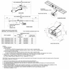 Flame Havens Linear Interlink CSA 25" - 73" Drop-In Fire Pit Burner Kit - FPPK Push Button Flame Sensing by HPC Fire
