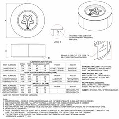 Flame Havens Round 45" - 54" Ready-to-Finish Fire Pit Table - 24v On/Off Electronic Ignition by HPC Fire