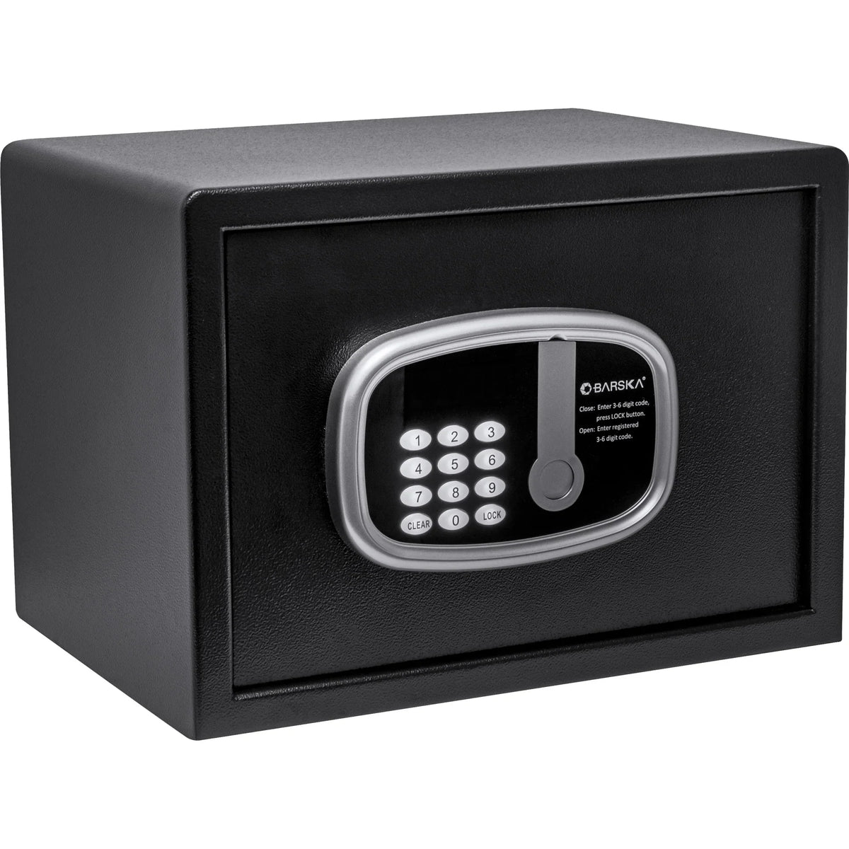Barska 0.58 Cu. ft Compact Hotel Safe with Audit Trail Capacity