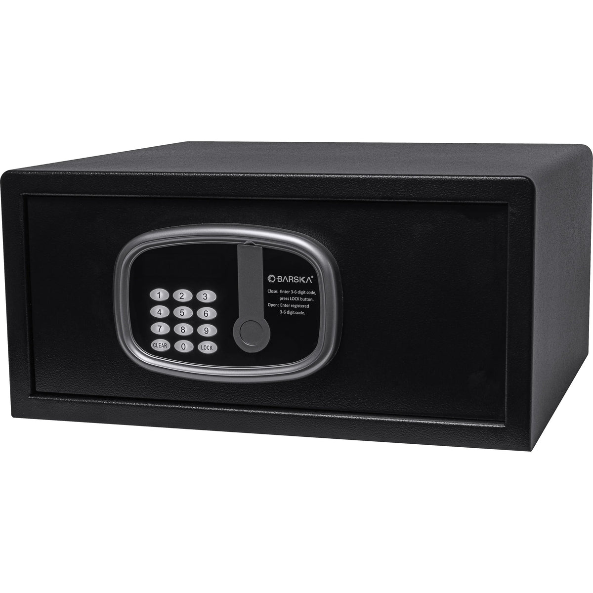 Barska 0.84 Cu. ft Laptop Hotel Safe with Audit Trail Capacity