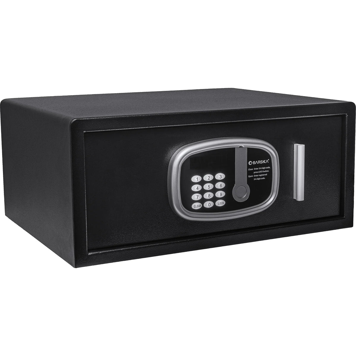 Barska 0.72 Cu. ft Front Opening Drawer Hotel Safe with Audit Trail Capacity