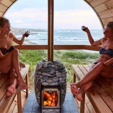 HUUM Barrel Chimney Kit Sauna Barrel Wood Stove Chimney Kit