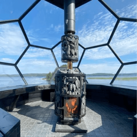Harvia 1500mm Sauna Wood Stove Chimney Kit