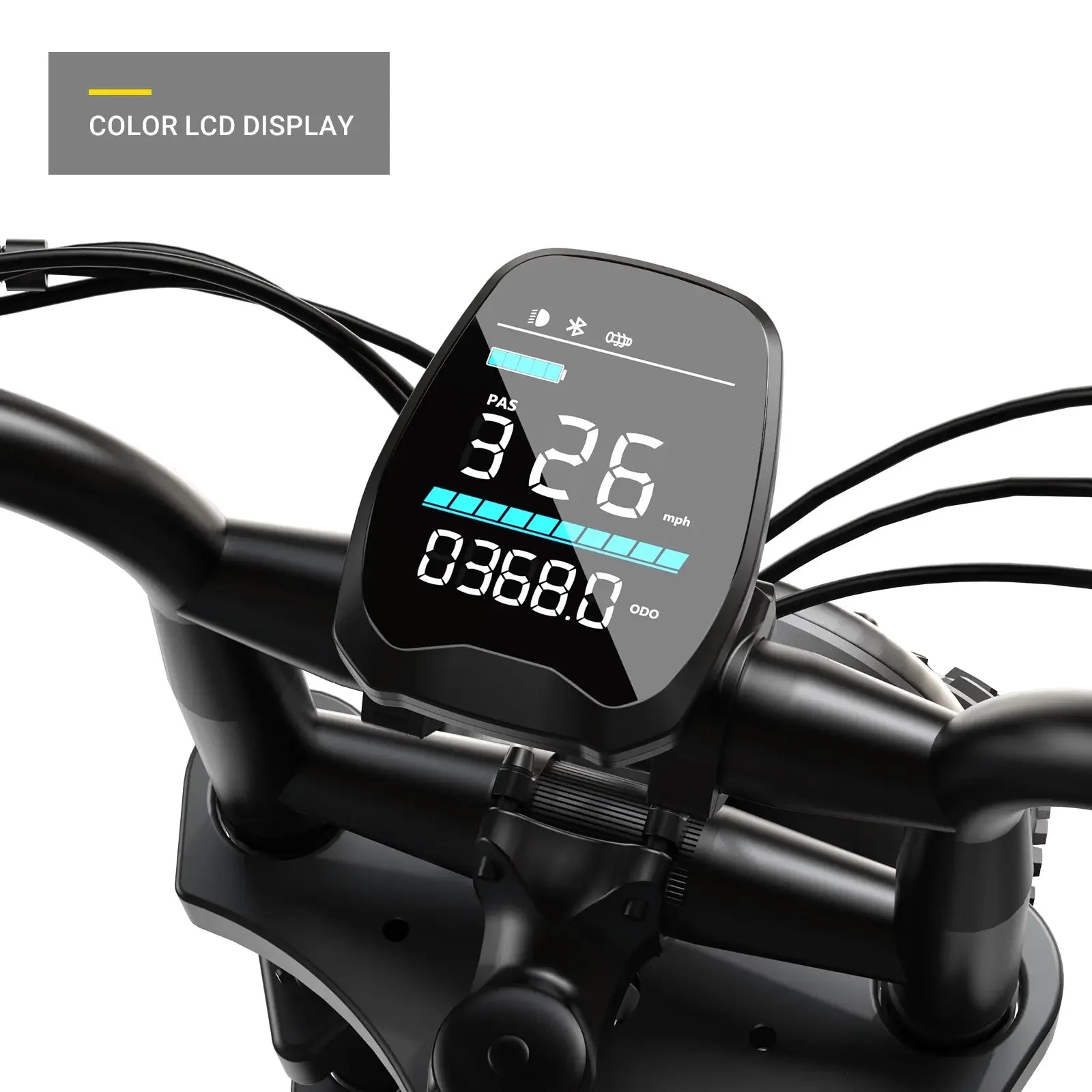HOVSCO HovGtrs 1500W Moped-style Electric Bike - Green Vista Living