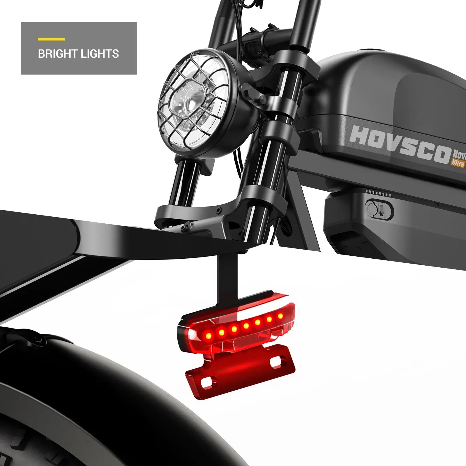 HOVSCO HovGtrs 1500W Moped-style Electric Bike - Green Vista Living