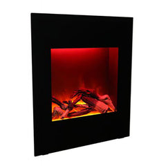 Amantii 24 inch WM-BI-2428-VLR-BG Zero Clearance Built-in Smart Corner Electric Fireplace