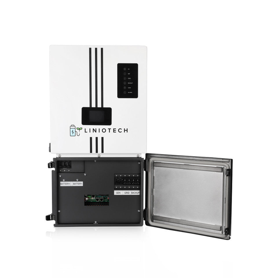 Liniotech 15KVA Hybrid Inverter All in One solar Inverter | 11.4kW AC Output 200A Pass Through