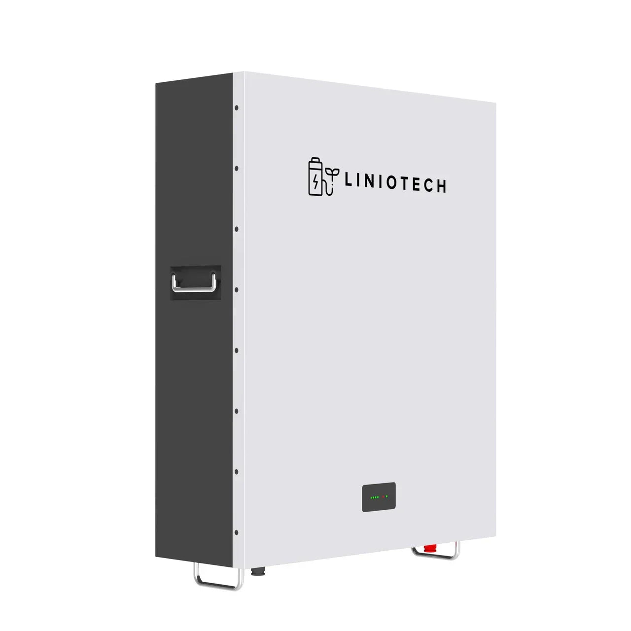 LINIOTECH 10 KWH 51.2V 200Ah Lifepo4 Power Reserve Power Wall Battery Storage Wall Mounted UL1973 LCD Touch Screen - Green Vista Living